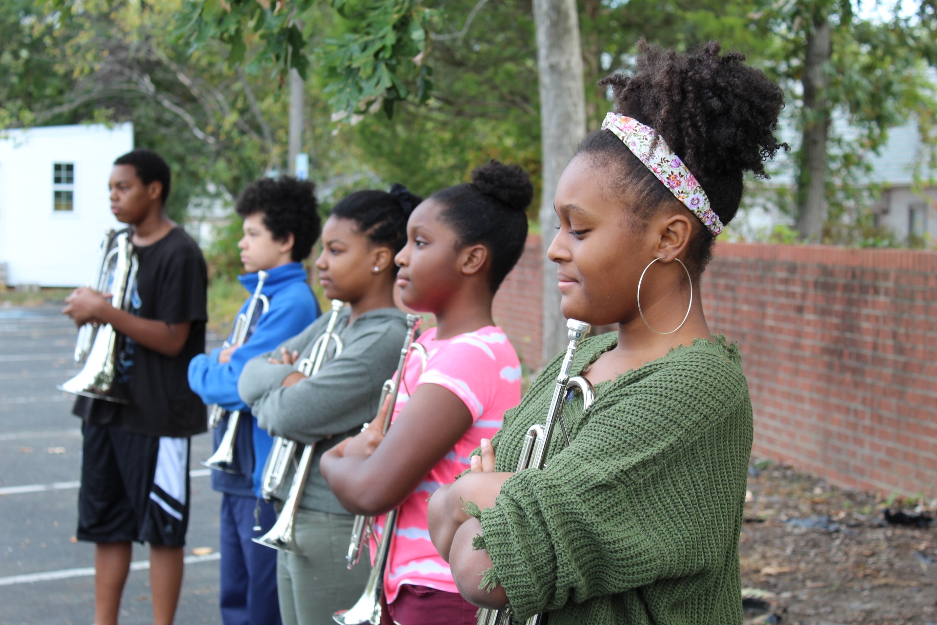 Trumpets Practicing 1